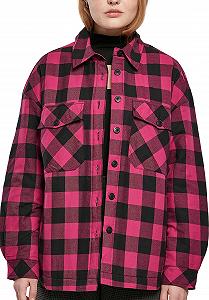 Куртка-рубашка Urban Classics Женская Ladies Flannel Padded Overshirt в клетку, разные цвета, размеры XS - 5XL - Фото 1