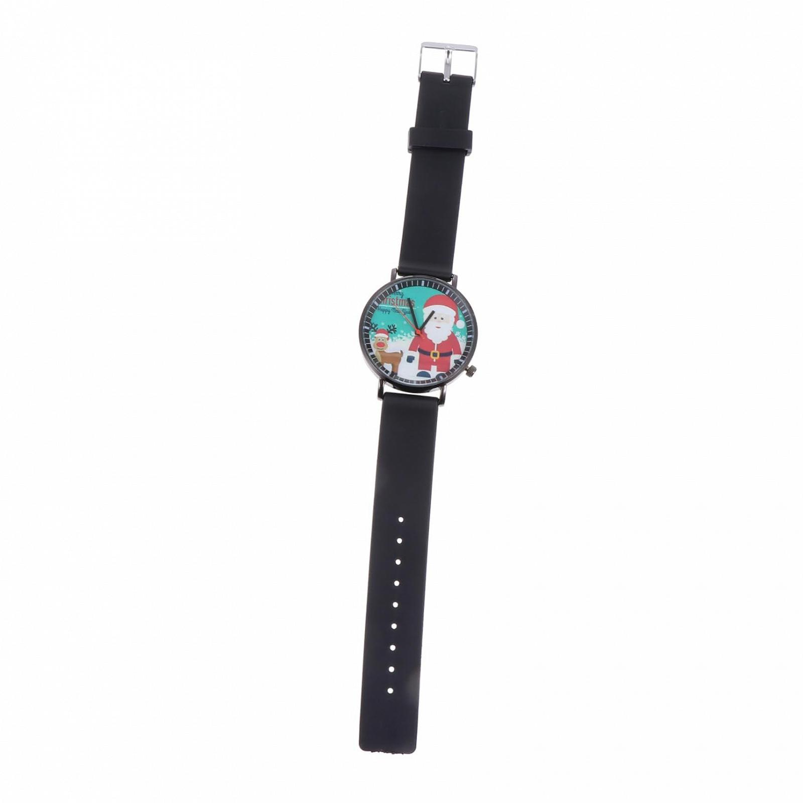 Часы WRITWAA Рождественские Часы Унисекс Часы снеговика Детские Часы из нержавеющей стали Разные цвета Ремешок, фото №1