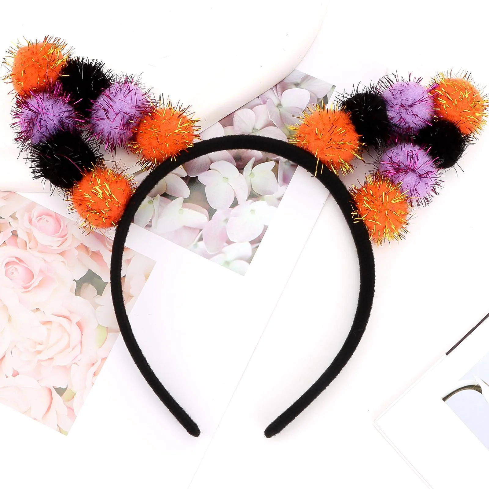 Обруч Вушка кота на Хелловін для жінок, фото №7