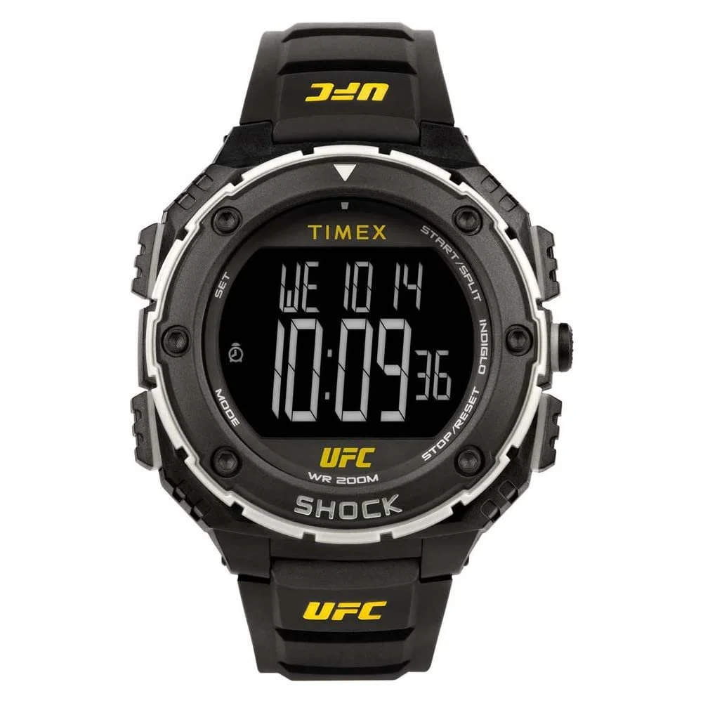 Годинник Timex UFC Чоловічий Shock Oversize 50 мм, чорний, TW4B27200-AMZUK, фото №1
