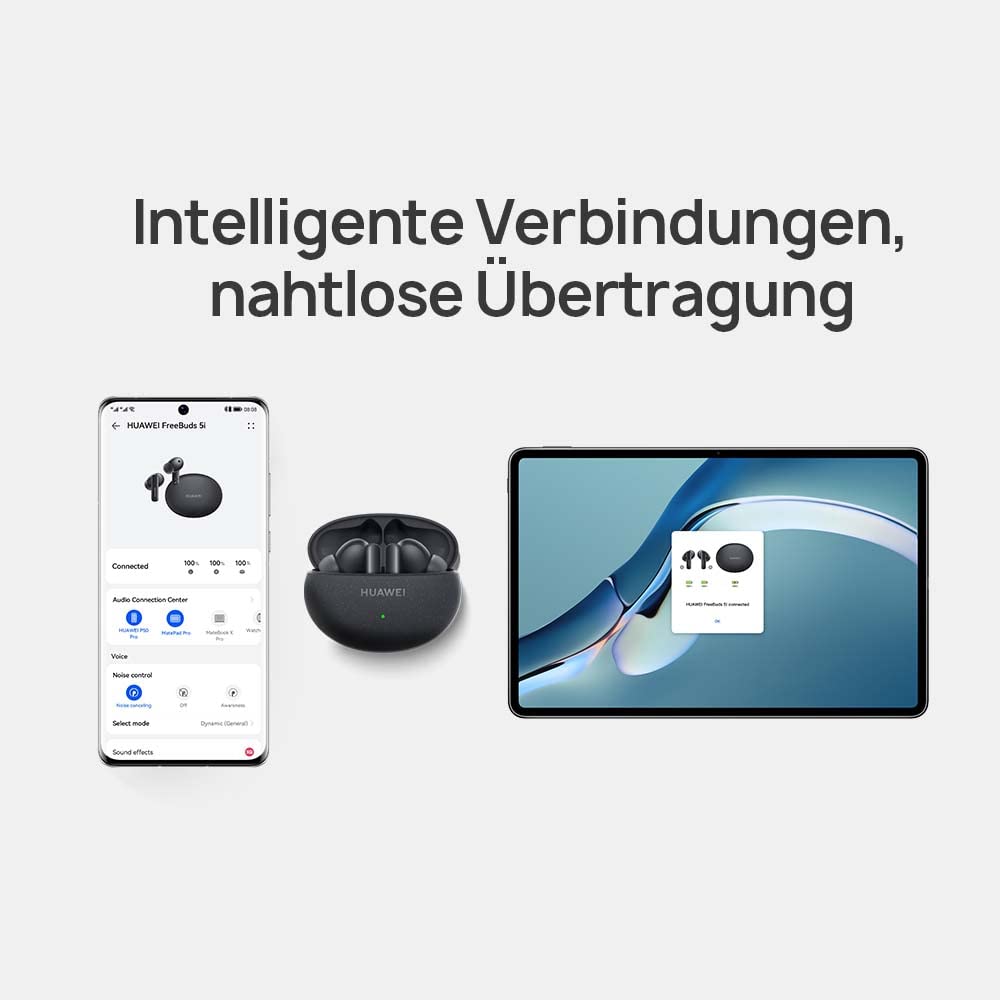 Наушники HUAWEI FreeBuds 5i беспроводные TWS Hi-Res звук многорежимное шумоподавление 28 часов аккумулятор водонепроницаемые белые, фото №7 Наушники HUAWEI FreeBuds 5i беспроводные TWS Hi-Res звук многорежимное шумоподавление 28 часов аккумулятор водонепроницаемые белые, фото №7