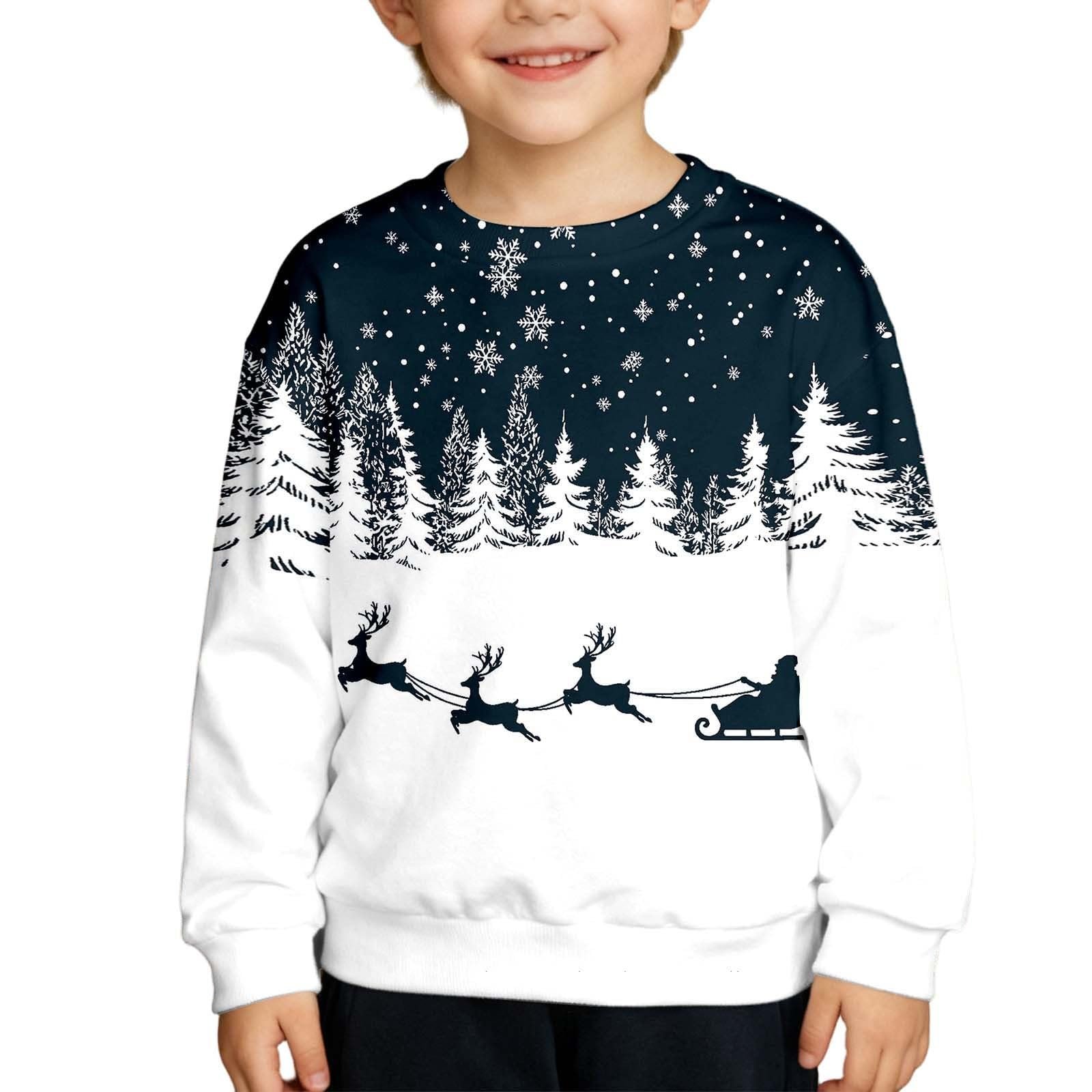 Дитячий флісовий різдвяний джемпер для хлопчиків, фото №1