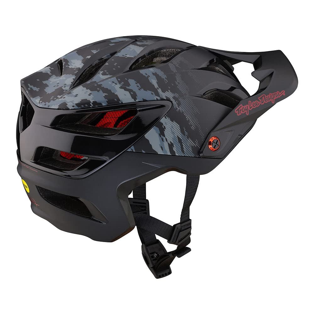 Шлем Enduro Troy Lee Designs A3 MIPS UNO Camo - Синий, фото №2