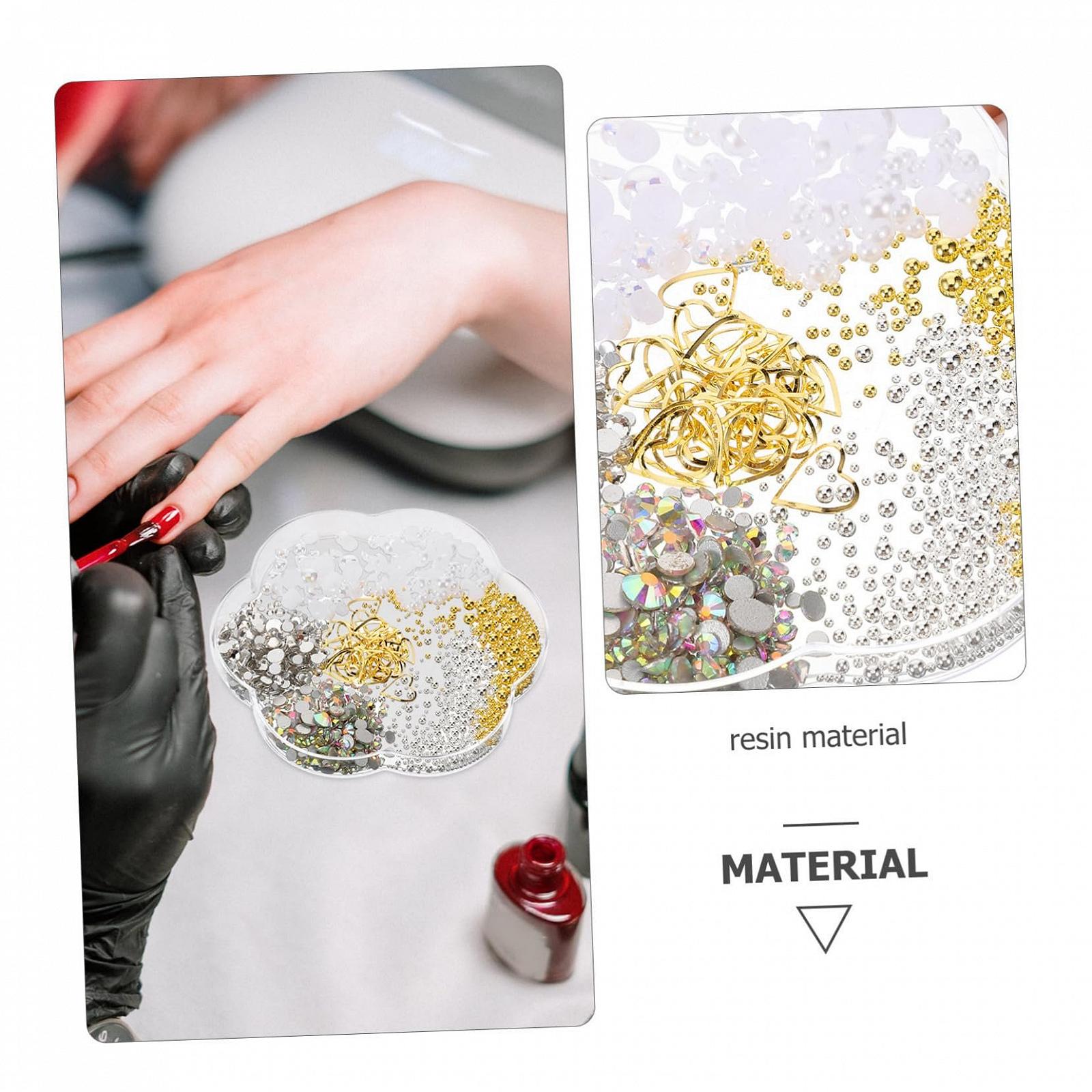 Подвеска для ногтей Miss Rhinestones Жемчуг и смола, фото №8