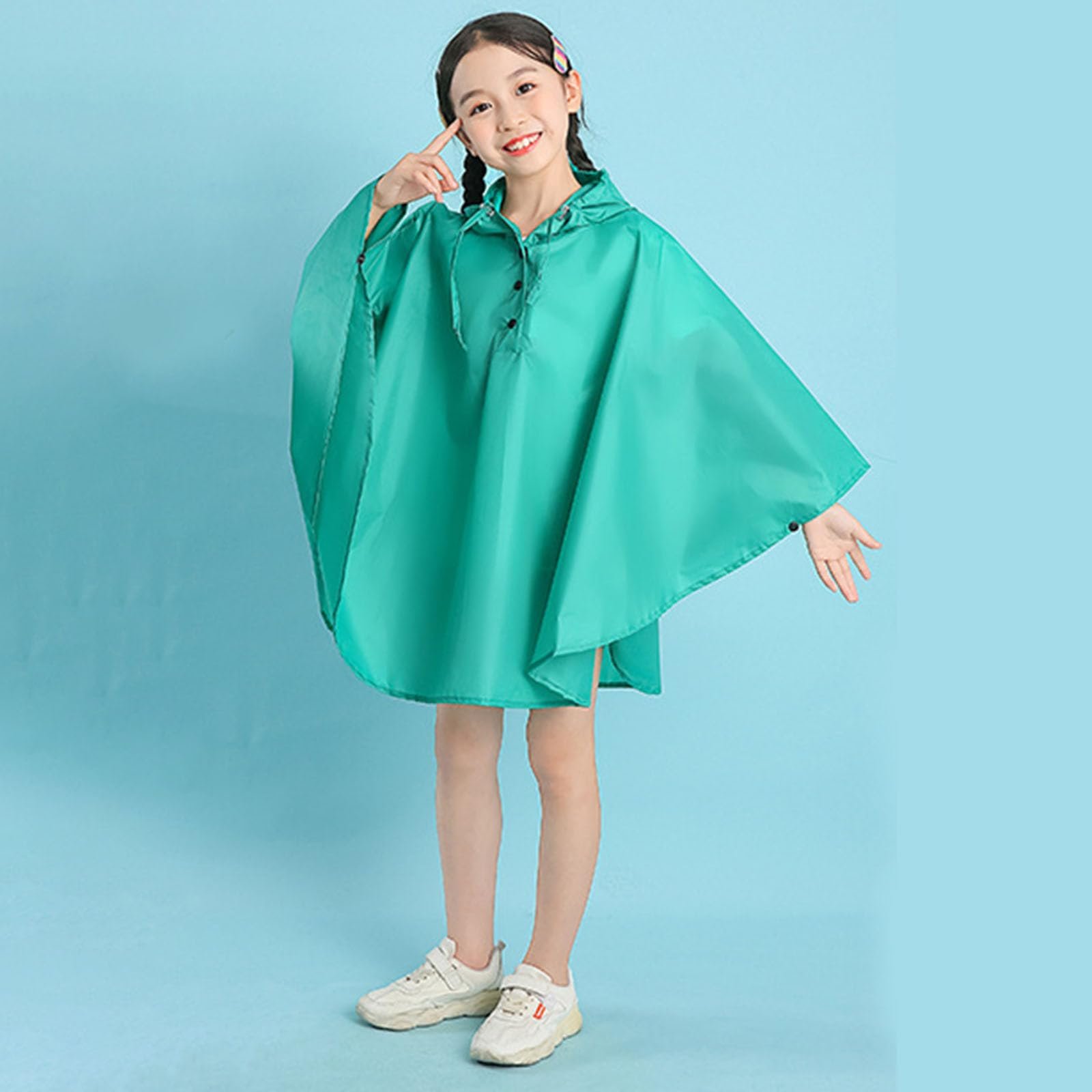 Дощовий Плащ Beokeuioe Дитячий Унісекс M Водонепроникний, фото №6 Дощовий Плащ Beokeuioe Дитячий Унісекс M Водонепроникний, фото №6