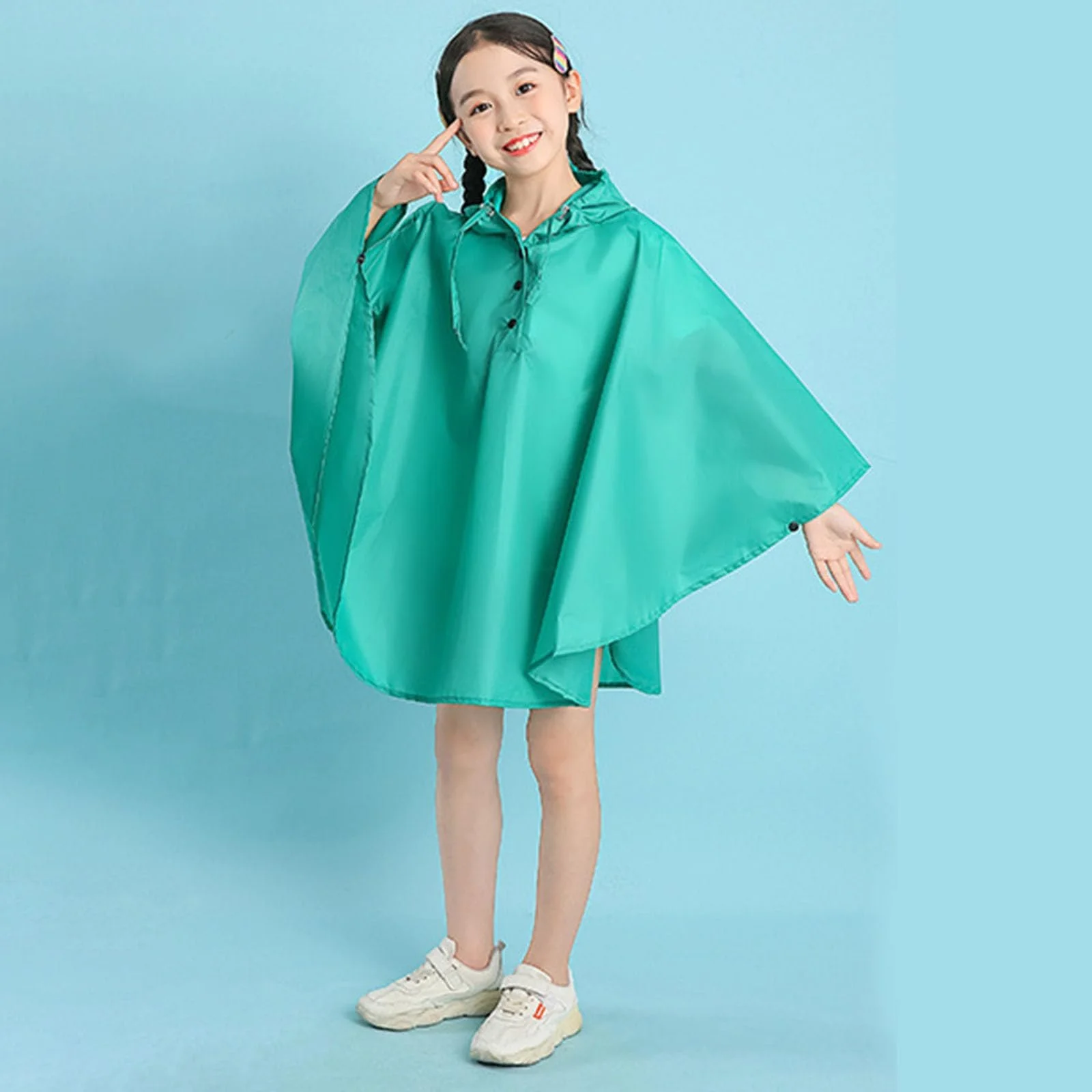 Дитяче дощове пончо Beokeuioe, унісекс, фото №6