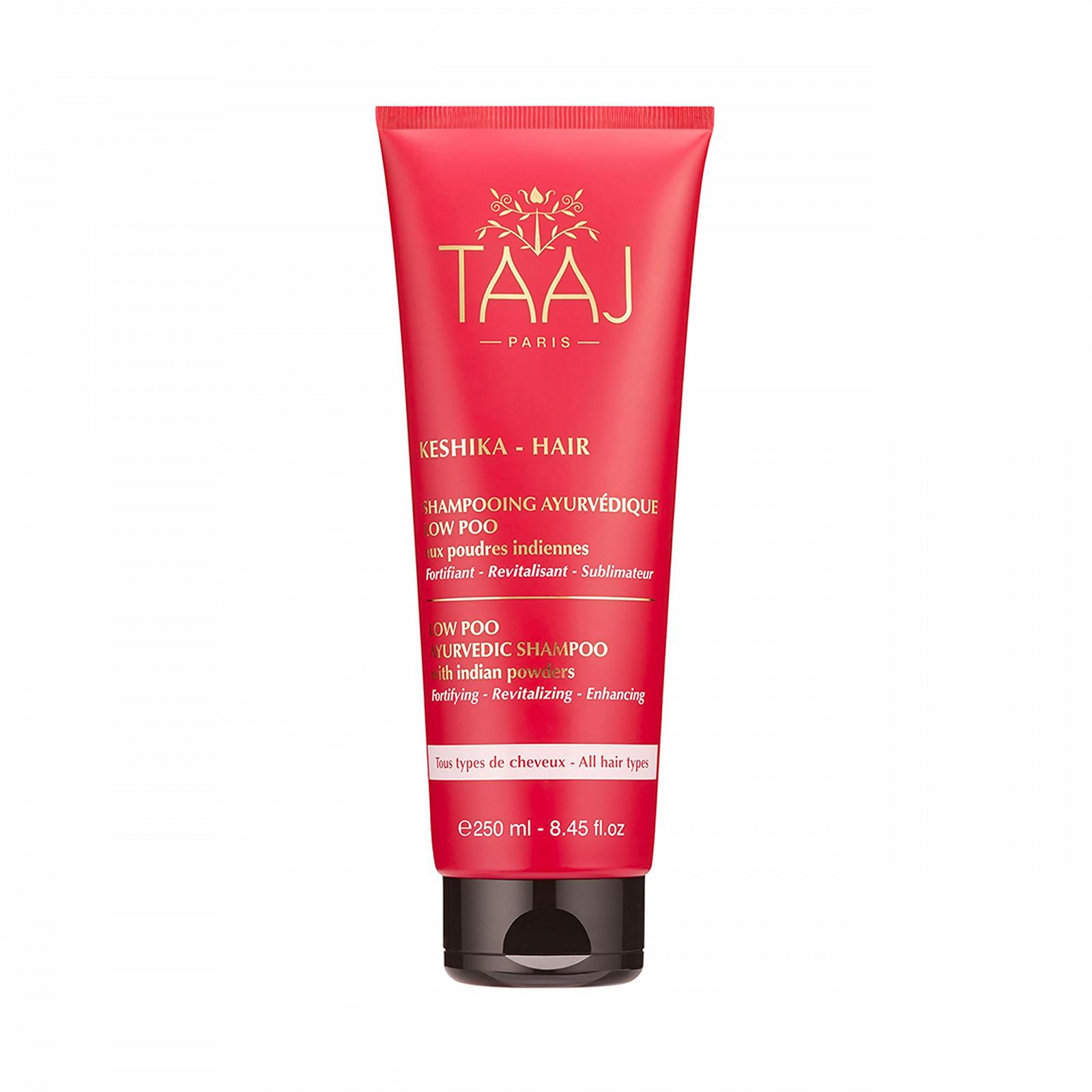 Шампунь TAAJ Keshika Очищуючий Детокс очищує Зміцнює і стимулює Для свіжого і м'якого волосся Жирне волосся 90% інгредієнтів натурального походження Веганський 250 мл, фото №1