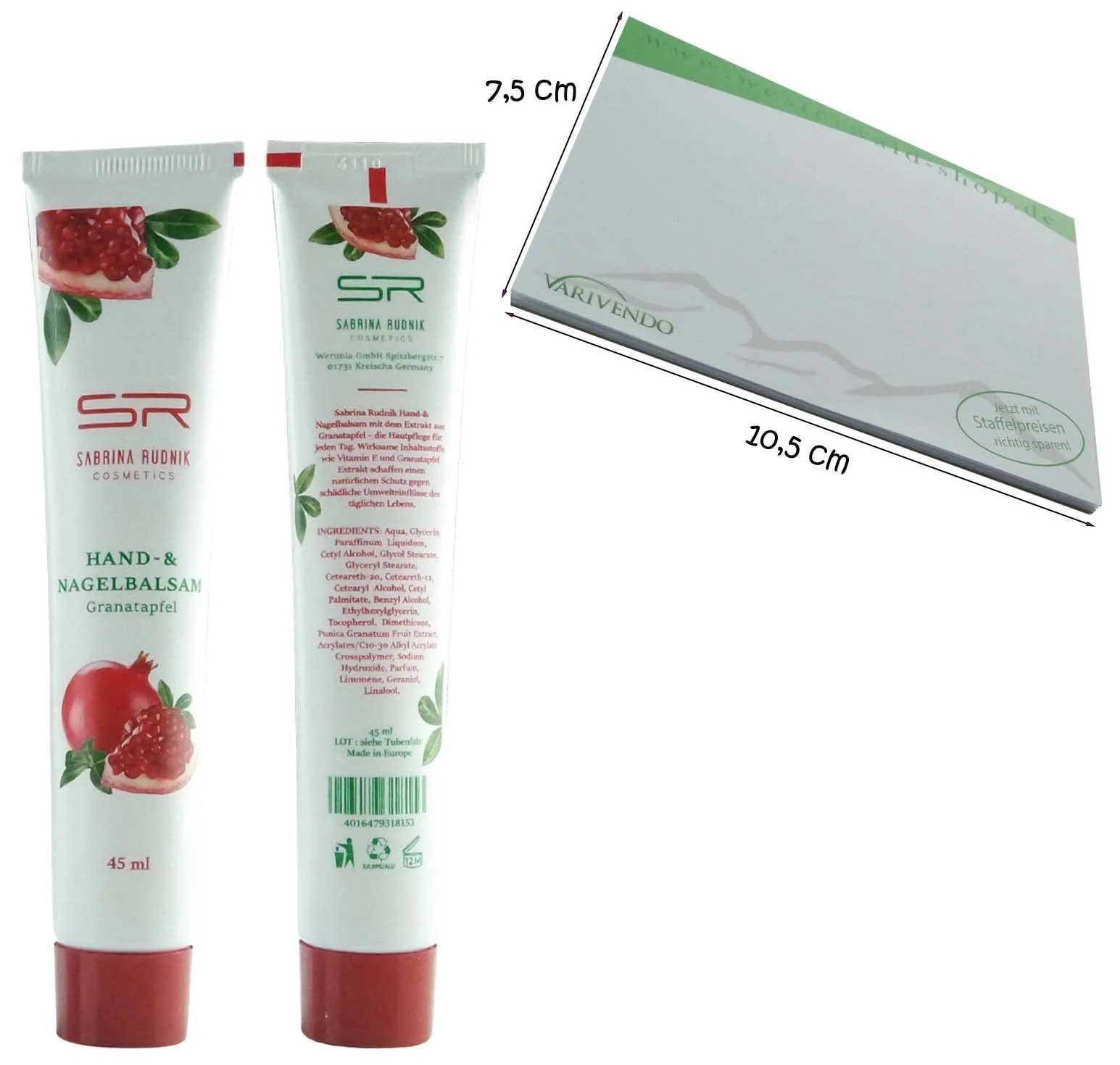 Бальзам для рук и ногтей Sabrina Rudnik Гранат 45 мл, фото №4