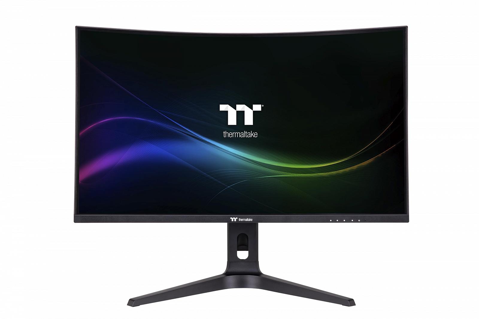 Монитор Thermaltake TGM-V32CQ 32 дюйма изогнутый для гейминга 1440p QHD 165Hz черный, фото №2