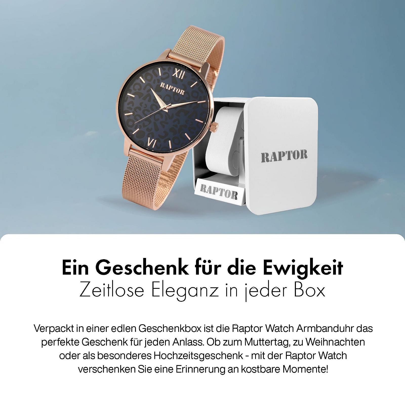 Годинник Raptor Leonie RA10240 Жіночий Аналоговий Кварцовий Сталевий Сітчастий Ремінець, фото №6 Годинник Raptor Leonie RA10240 Жіночий Аналоговий Кварцовий Сталевий Сітчастий Ремінець, фото №6