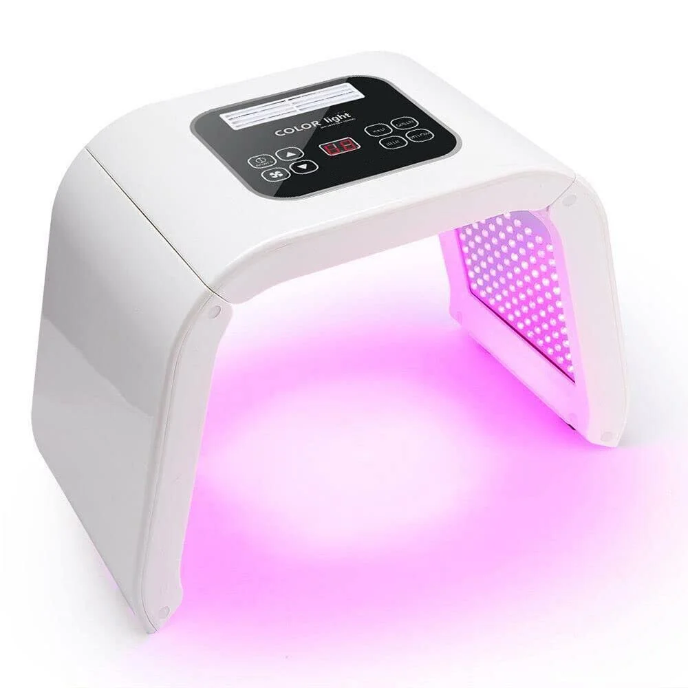 LED Маска для світлотерапії обличчя 7 кольорів Photon Омолодження шкіри Косметичний пристрій, фото №8