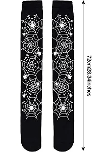 Готичні шкарпетки Ro Rox вище коліна synthetic.ua - Фото 1