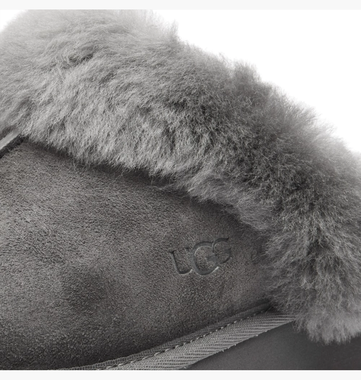 Тапочки UGG Disquette Slipper серые размер 38, фото №5