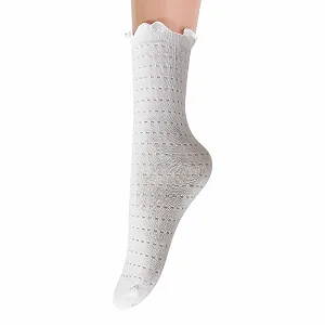 Жіночі шкарпетки з рюшами Бавовняні - Фото 1