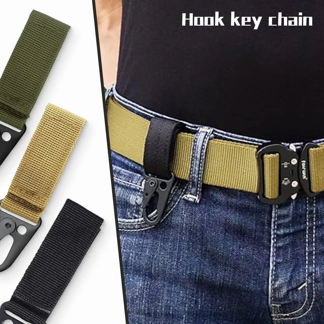 Крючок JEYORZY Карабин 3 шт. Разноцветный, фото №4