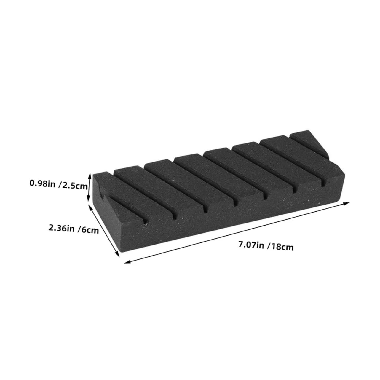 Точильний камінь Abaodam кишеньковий чорний карбід кремнію 139,7 см, фото №2