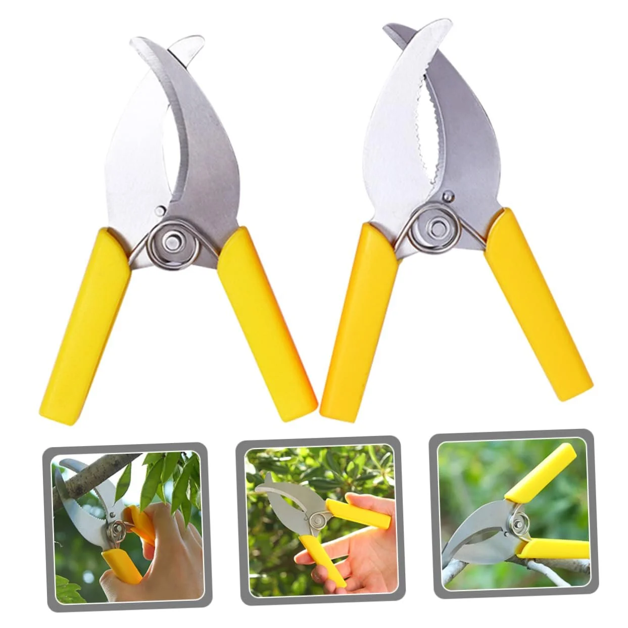 Кільцевий ніж для кори Happyyami Нержавіюча сталь 2 шт., фото №2