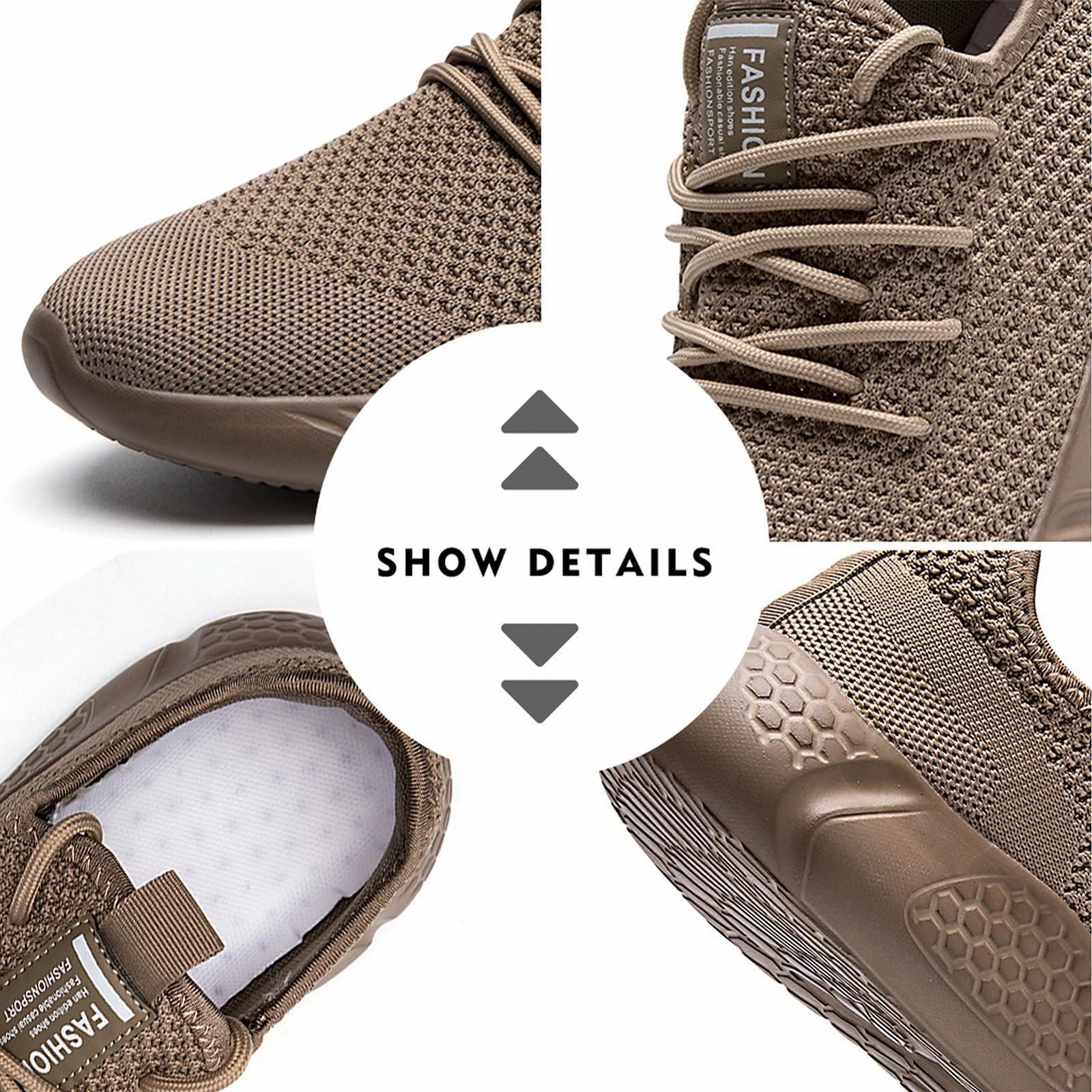 Чоловічі Кросівки BUBUDENG Спортивні Вуличні Легкі Дихаючі Фітнес для тенісу, фото №4