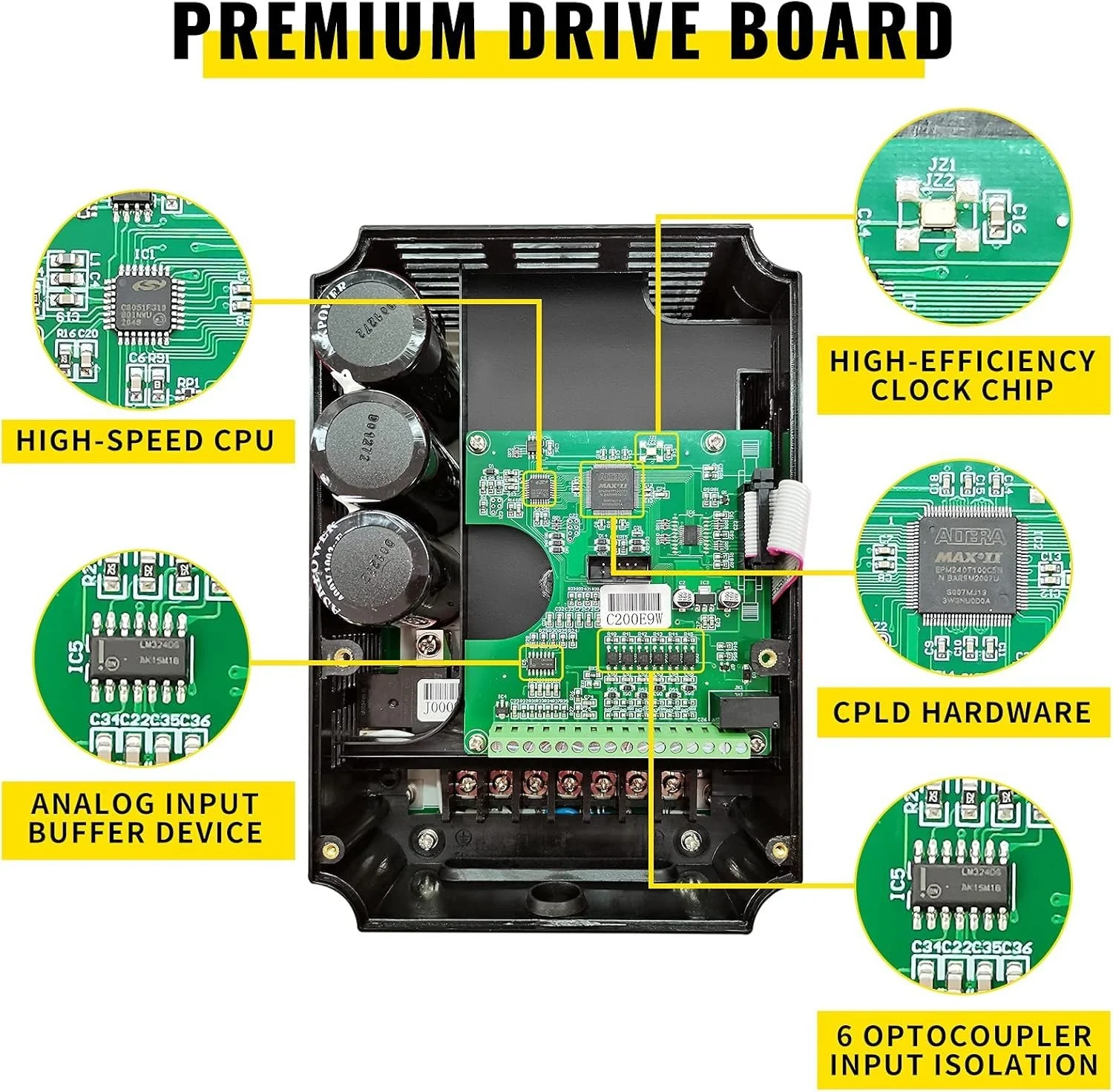 Преобразователь частоты Vevor A2-3022 / Black, фото №4