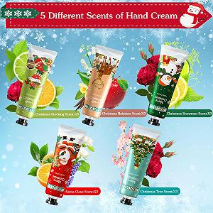 Набор мини-кремов для рук, 15 штук, Рождественский, для потрескавшихся рук цена на synthetic.ua - Фото 1 Набор мини-кремов для рук, 15 штук, Рождественский, для потрескавшихся рук synthetic.ua - Фото 1