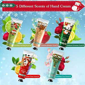 Набір міні-кремів для рук, 15 штук, Різдвяний, для потрісканих рук synthetic.ua - Фото 1