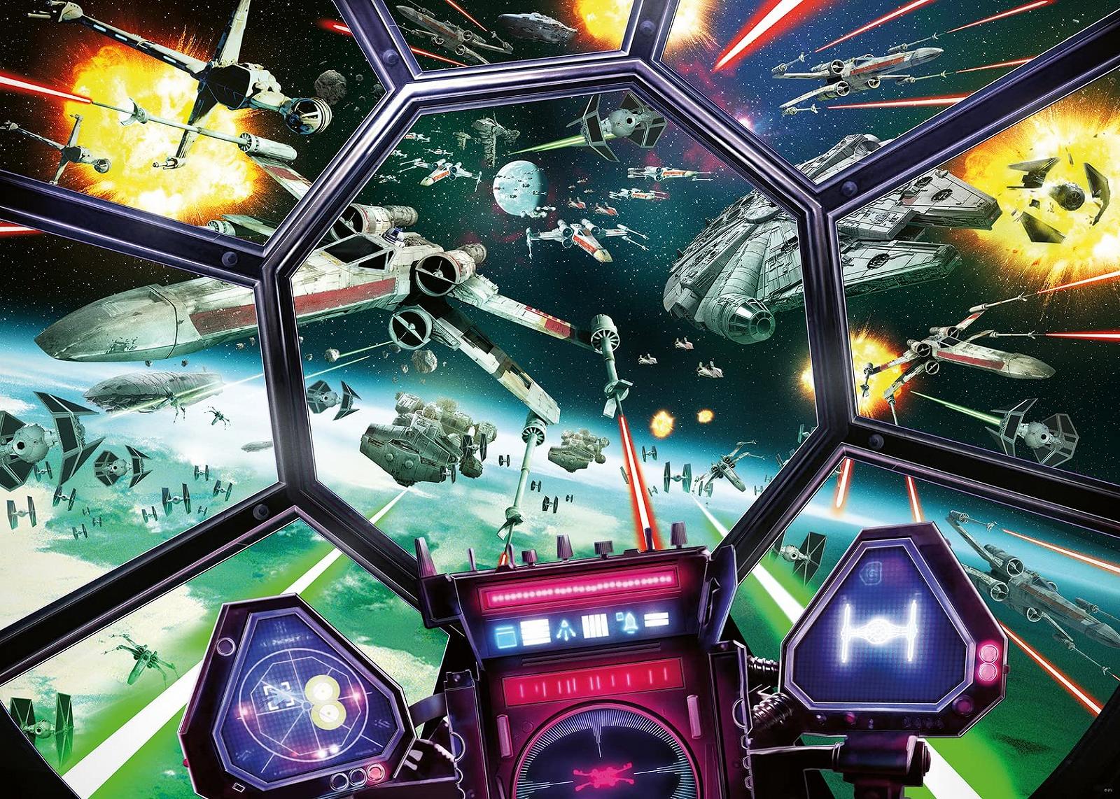 Пазл Ravensburger Star Wars TIE Fighter Cockpit 1000 деталей 2D, фото №5 Пазл Ravensburger Star Wars TIE Fighter Cockpit 1000 деталей 2D, фото №5