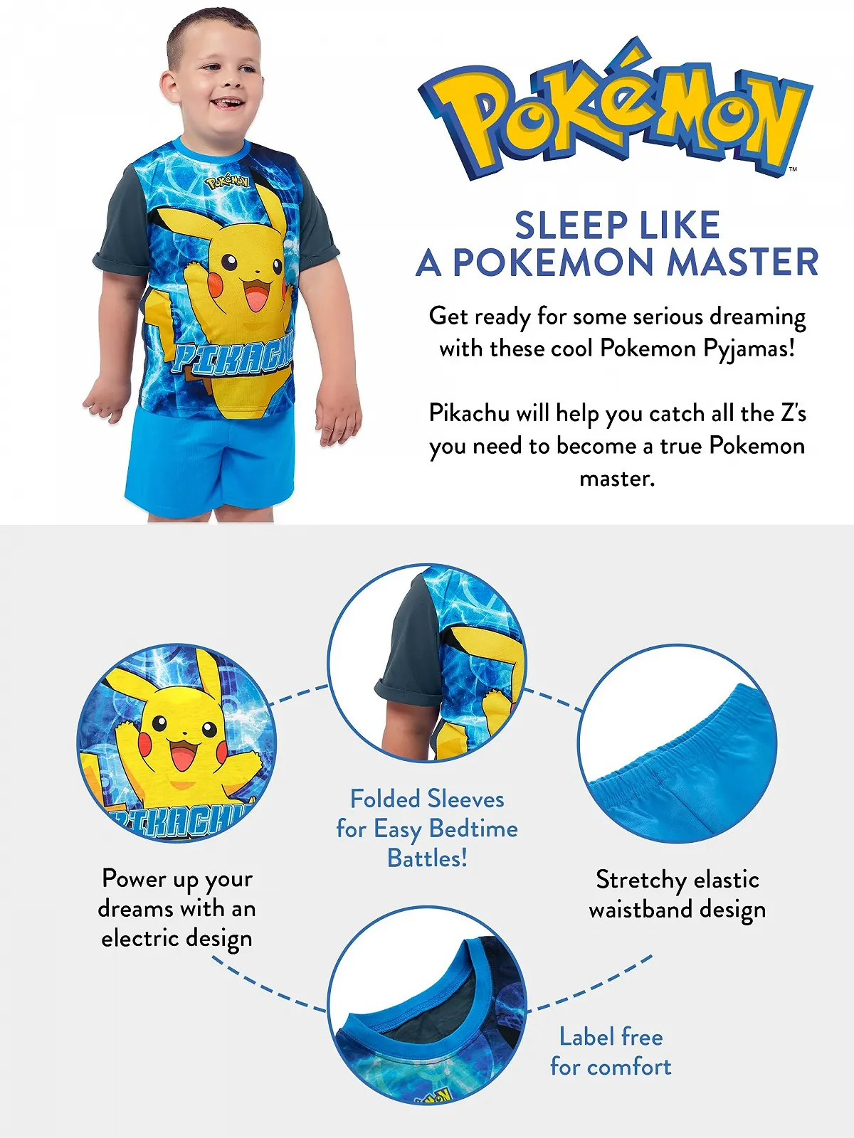 Піжама Pokemon Pikachu для хлопчиків, фото №6 Піжама Pokemon Pikachu для хлопчиків, фото №6