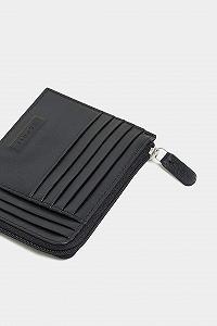 Кошелек ESPRIT Foc Card Zip Holder Black, черный, Минималистичный synthetic.ua - Фото 1