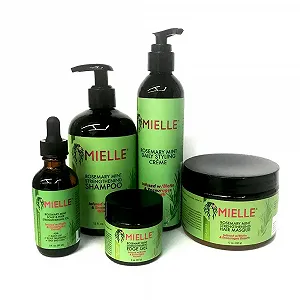 Набір для росту волосся Mielle Organics Rosemary Mint з біотином, 5 шт. - Фото 1