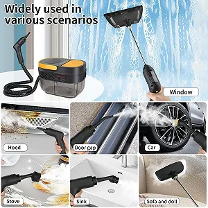 Пароочисник ручний 2500 Вт 1600 мл з 3-рівневою ручкою переносний Жовтий ціна на synthetic.ua - Фото 1 Пароочисник ручний 2500 Вт 1600 мл з 3-рівневою ручкою переносний Жовтий synthetic.ua - Фото 1