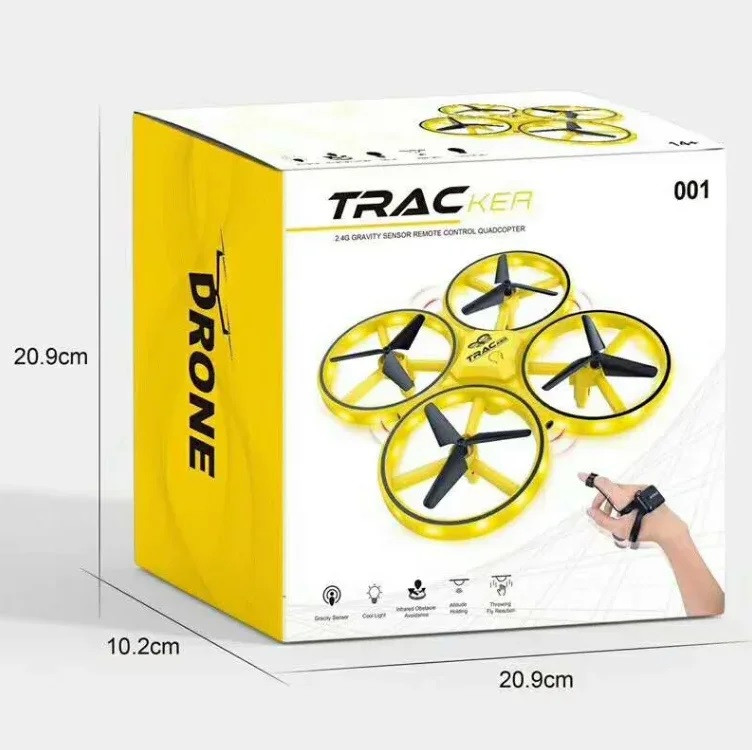 Квадрокоптер Tracker 001 керування з руки Black 4 00098, фото №7