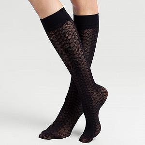 Гольфы Hudson Earthy Reptile Полупрозрачные synthetic.ua - Фото 1