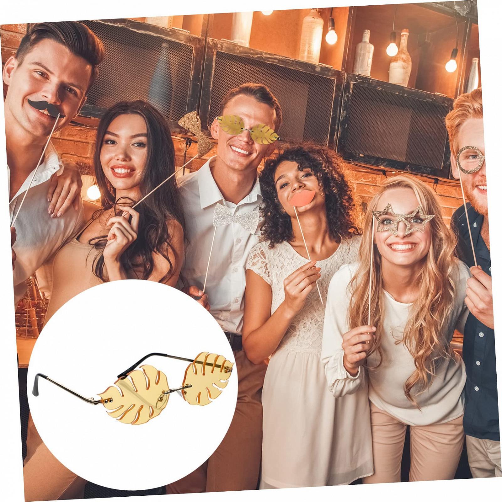 Солнцезащитные очки Письмо PACKOVE Набор из 2 шт. Желтый, фото №8