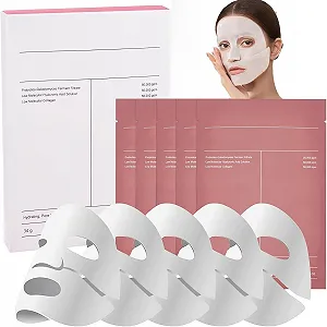 Маска для обличчя з органічним колагеном Organic Collagen Real Deep Mask, 5 шт. - Фото 1