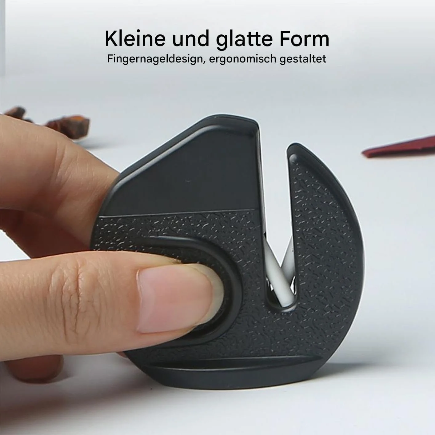 Точило для ножів Cutter Sharpener компактне ручне для кухонних ножів та ножиць, фото №4