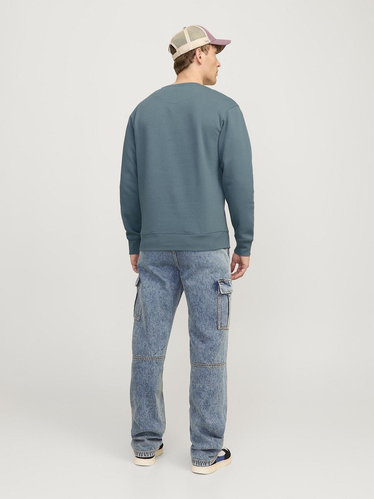 Свитшот Jack & Jones Jjeholmen мужской с круглым вырезом 12136886, фото №3