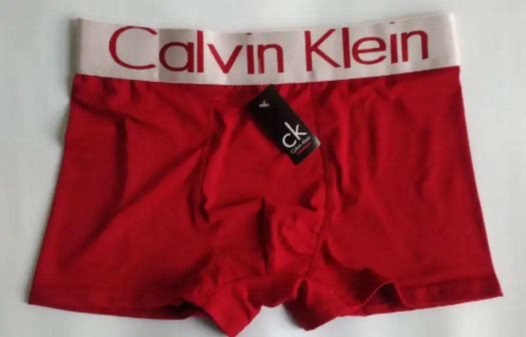 Мужские красные трусы боксеры Calvin Klein, фото №1