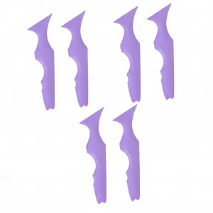 Трафарети для макіяжу FRCOLOR 6 шт, силіконові, для брів, вій, форми для завивки, інструменти для підводки очей - Фото 1