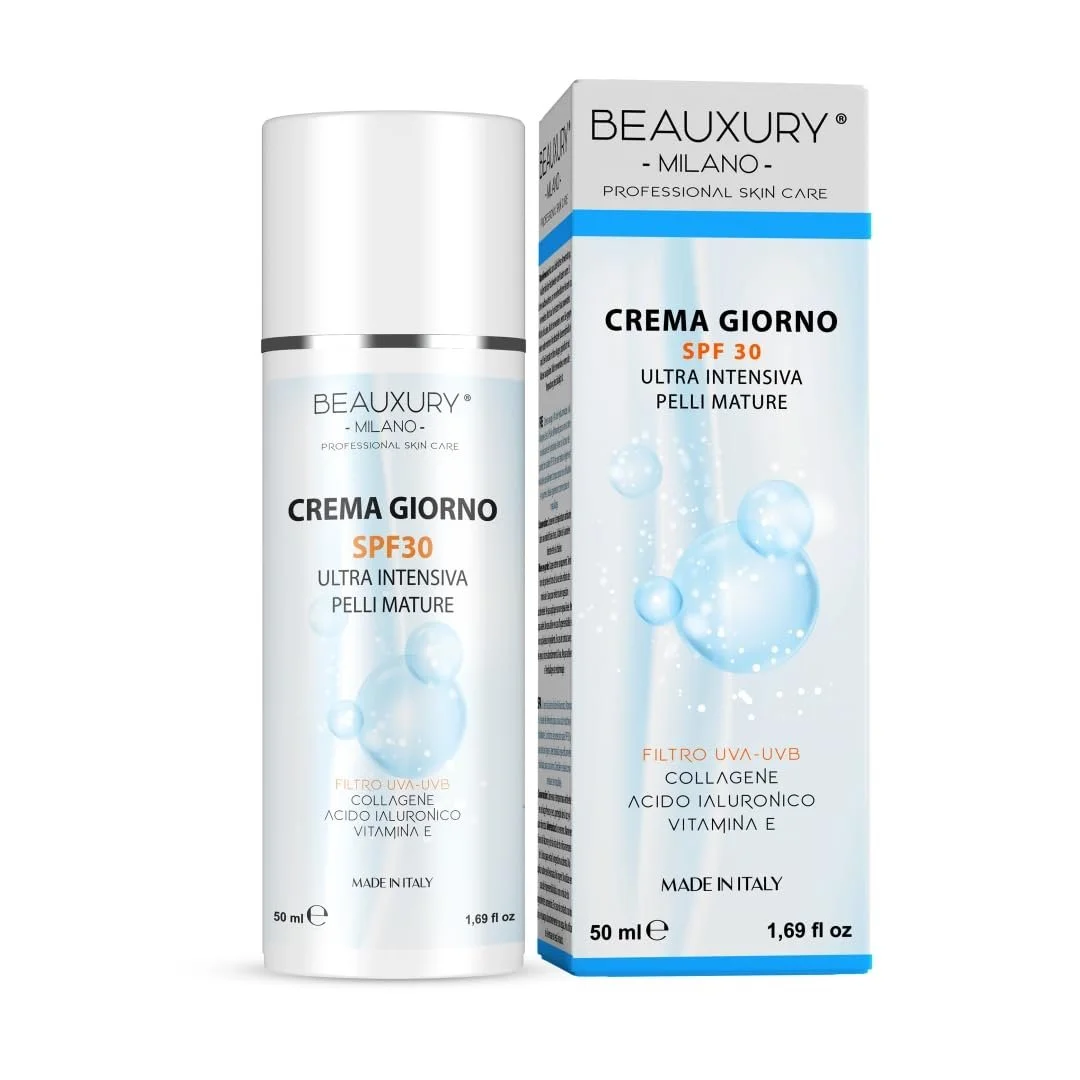Денний крем для обличчя Beauxury Milano SPF 30 Anti-Age 50 мл, фото №1