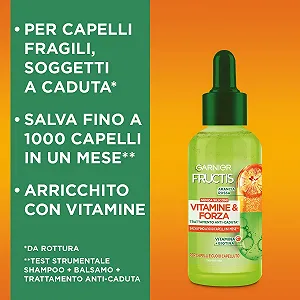 Средство Garnier Fructis Vitamins & Strength для укрепления волос против выпадения для ломких и ослабленных волос 125 мл synthetic.ua - Фото 1
