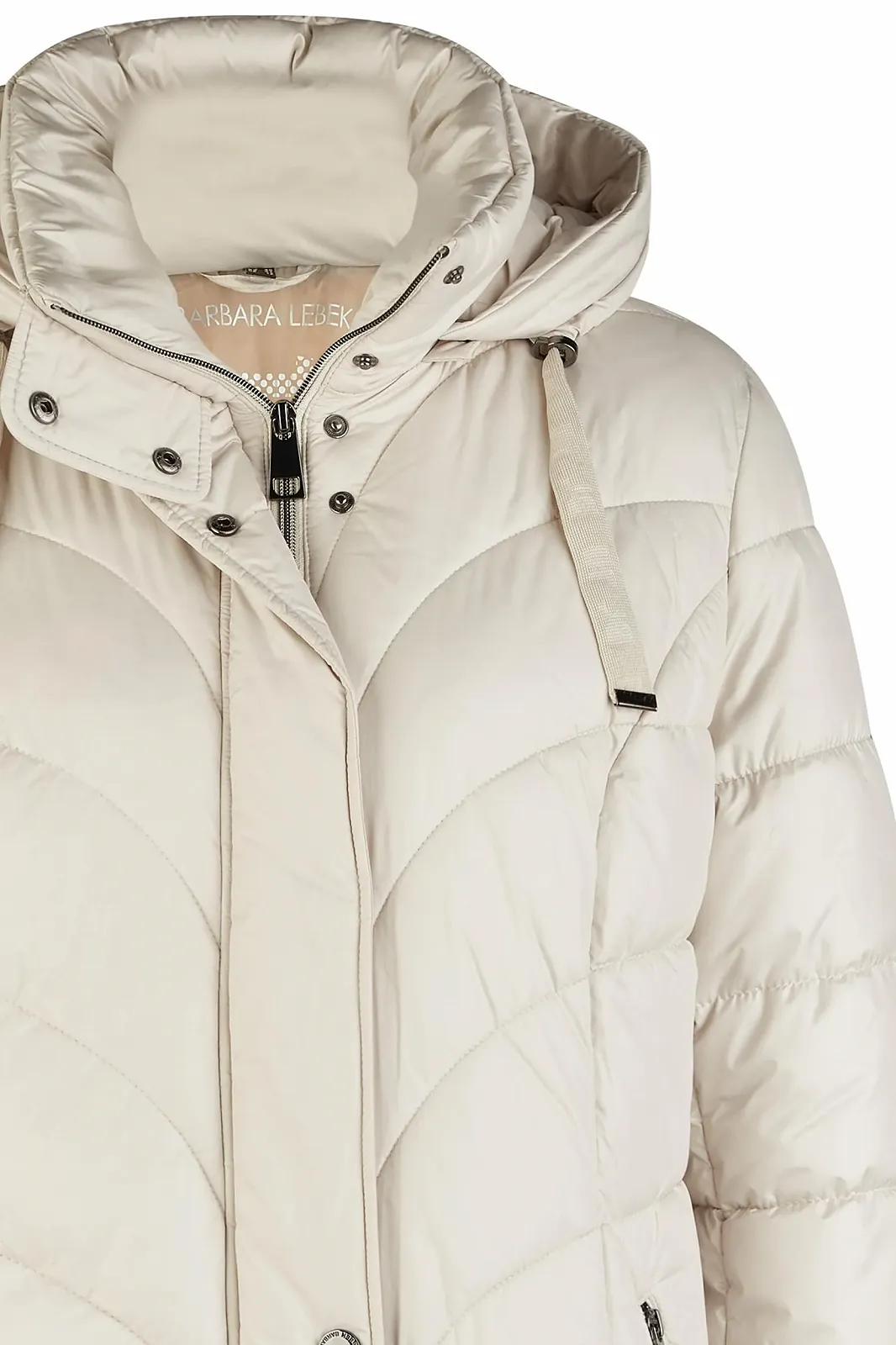 Зимове пальто BARBARA LEBEK з капюшоном, фото №3