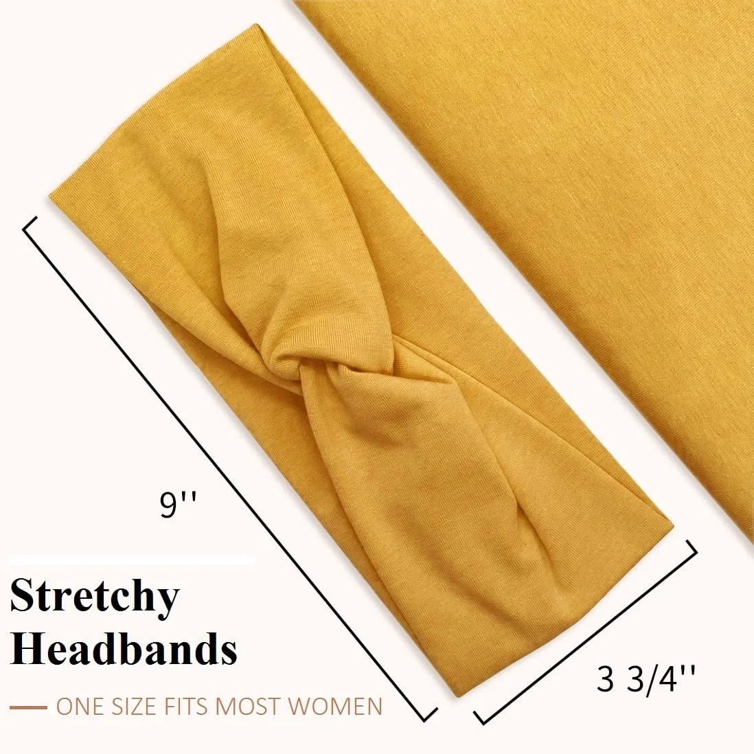 Пов'язка на голову Широка жіноча, фото №3