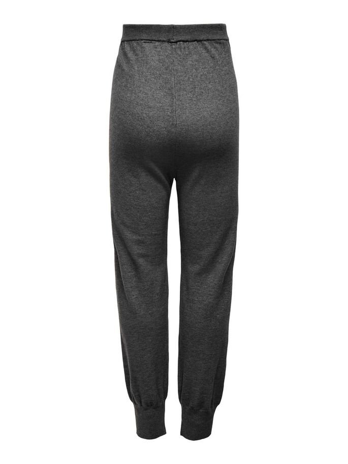 Штани ONLYOUNGER  PANTS KNT 15238341-Dark Grey Melange ONLY Темно-сірий S, фото №5