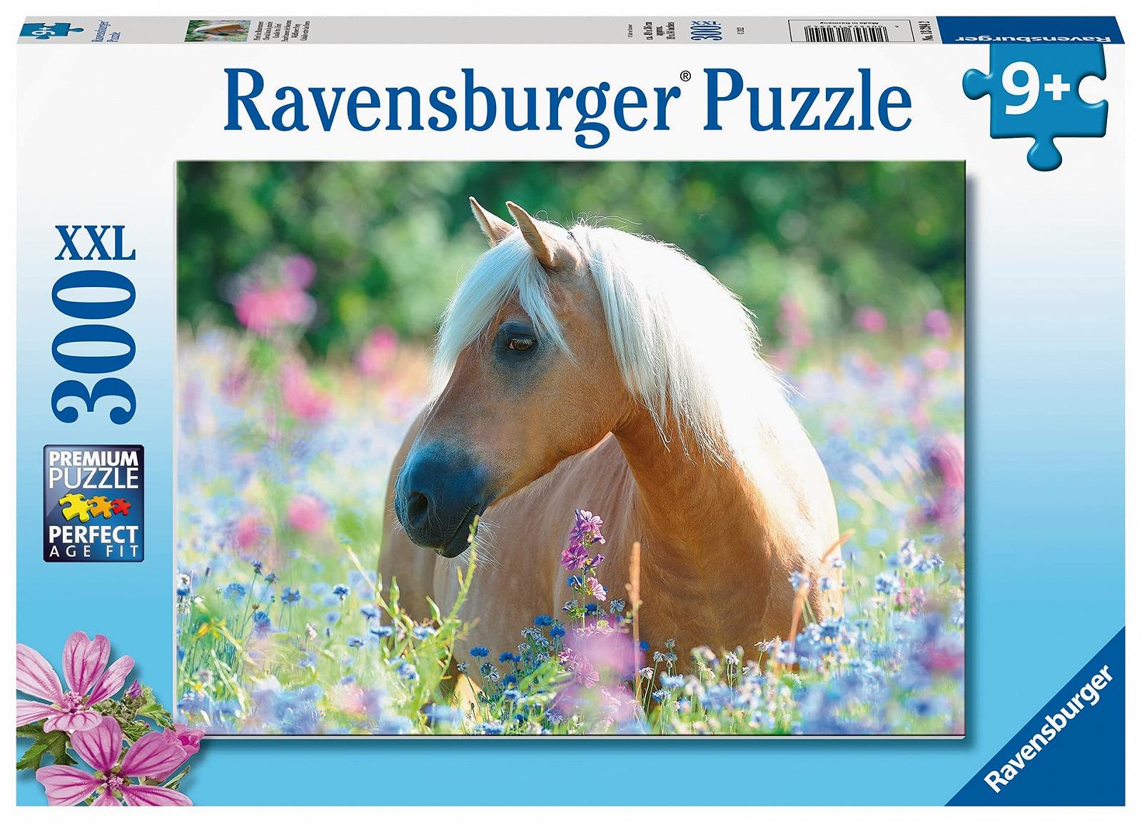 Дитячий пазл Ravensburger Кінь у морі квітів 300 XXL елементів від 9 років 49 x 36 см, фото №1