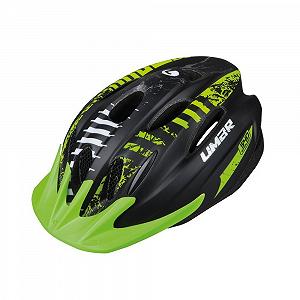 Шлем велосипедный Limar 540 Sport Action, матовый черный/зеленый - Фото 1