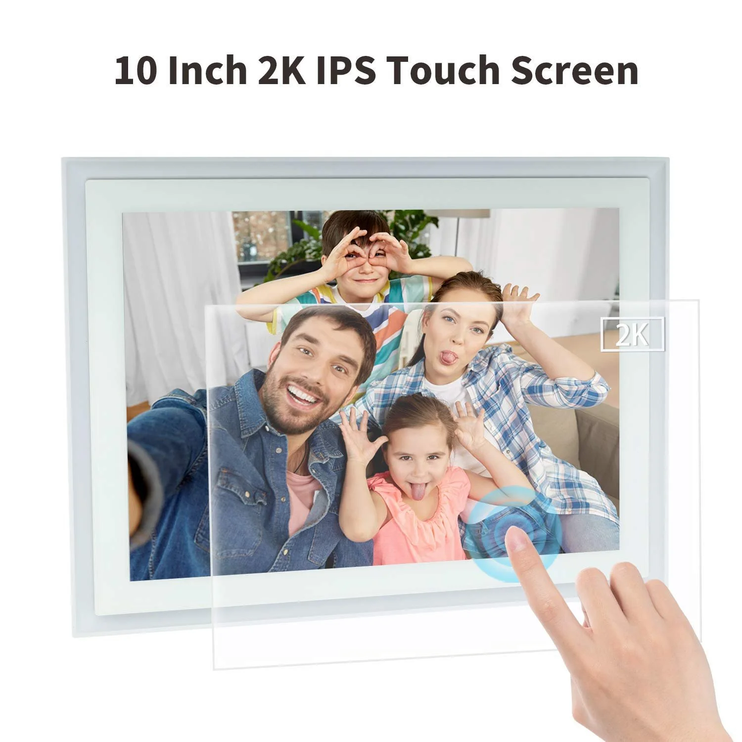 Цифровая фоторамка AEEZO 9 дюймов IPS 16 ГБ WiFi Автоповорот, фото №5 Цифровая фоторамка AEEZO 9 дюймов IPS 16 ГБ WiFi Автоповорот, фото №5