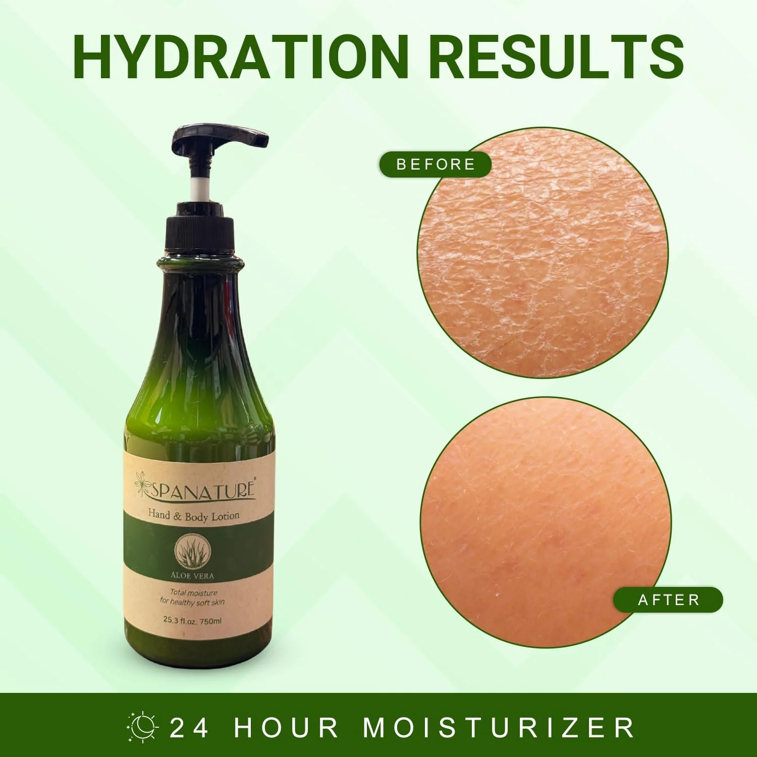 Лосьйон для рук та тіла Spanature Selection, 750 мл (Aloe Vera), фото №4