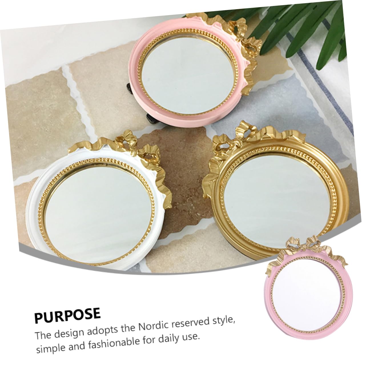 Зеркало Angoily Antique Macaron Travel Pocket, фото №5