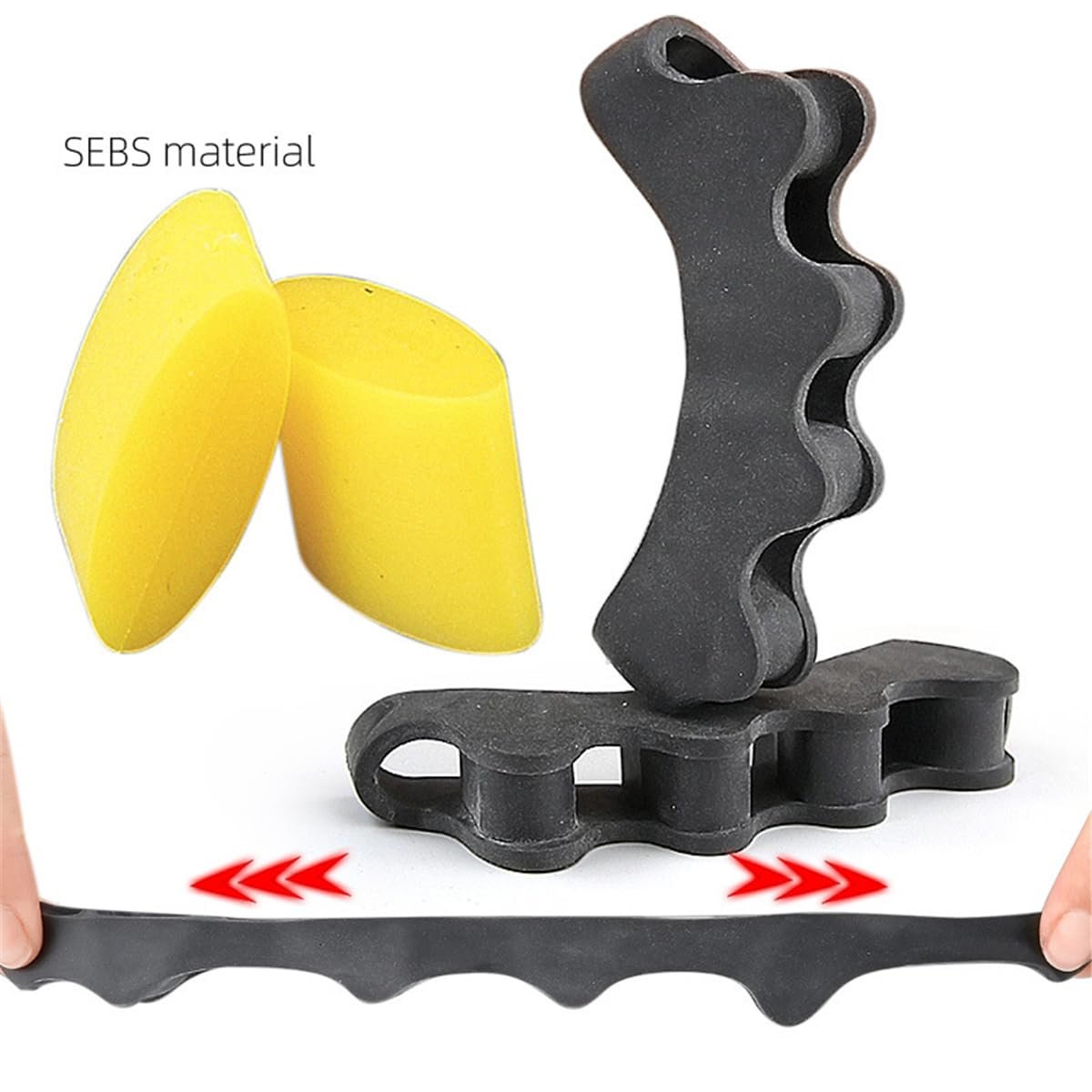 Роздільник для пальців і коректор кісточки великого пальця стопи для здоров'я пальців ніг, 2 пари, фото №5