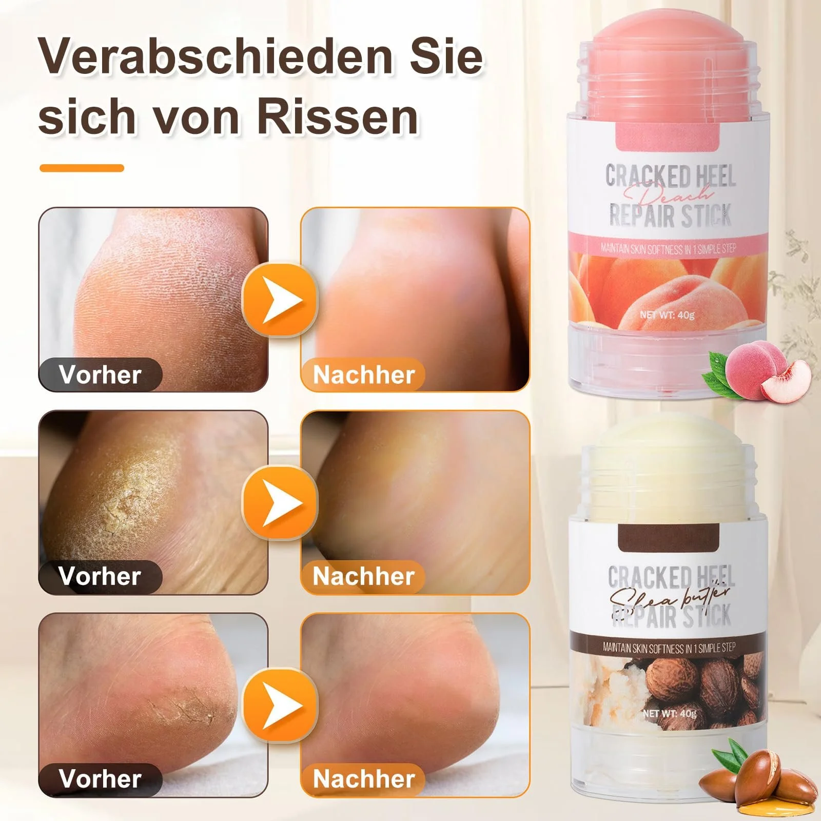 Крем для ног для очень сухой кожи от мозолей и трещин Набор 2 шт., фото №4